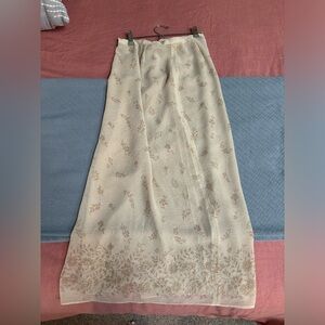 Thirsted Find - Floral Sheer Maxi Skirt